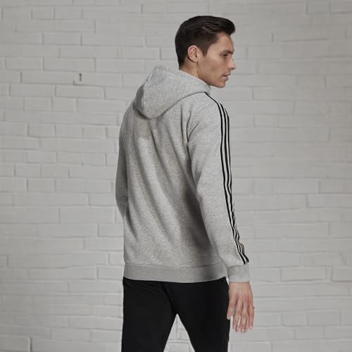 Image of adidas mens Essentials Fleece 3-stripes Full-zip