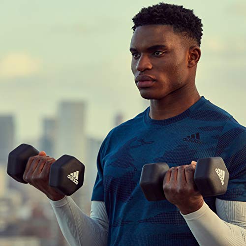 アディダス(adidas) ダンベル ブラック 5kg トレーニング ADWT-10005 2個セット 7枚目