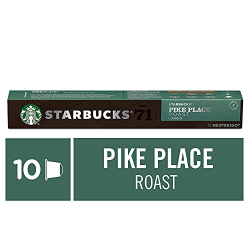 STARBUCKS Café Em Cápsula Starbucks Nespresso Pike Place Roast Lungo 10 Cápsulas