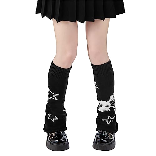 Image of Century Star Leg Warmers for Women Girls Kawaii Y2K Leg Warmers Cutecore Gyaru Leg Warmer Goth Lolita Accessories