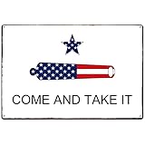 AFOOFA Come and Take it Flag Tin Sign, Texas Flag Wall Art Metal Signs, Gonzales Historical American...