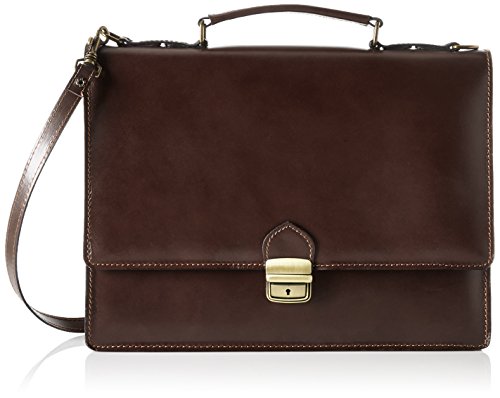 Preisvergleich Produktbild Bags4Less Unisex-Erwachsene Herrentasche Laptop Tasche, Braun (Dunkelbraun), 8x30x40 cm