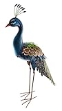Green Jem Pfau Metall Garten Dekoration, Mehrfarbig, 66 x 38 x 96 cm - 3
