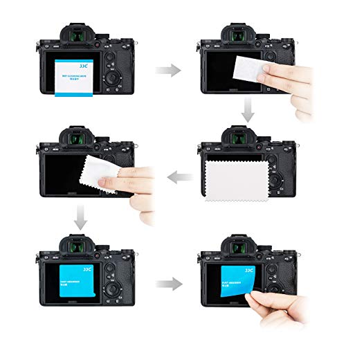 Image of JJC 2 Pack Camera Screen Protector Camera for Fujifilm X-S20, Ultra-Thin Anti-Fingerprint Anti-Scratch 9H Hardness 2.5D Rounded Edges Tempered Glass Protector