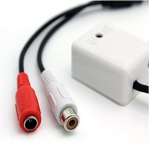 High Sensitive Cctv Microphone Security Outdoor Microphone Tiny Cctv Surveillance Microphone For Cctv Security Camera Cctv Dvr Surveillance System,Volume Can Be Adjusted, Outdoor Audio External Mic #TOP4
