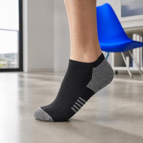 Image of 12-30 Pairs Low Cut Ankle Socks for Men Thin Breathable Casual No Show Athletic Socks Bulk