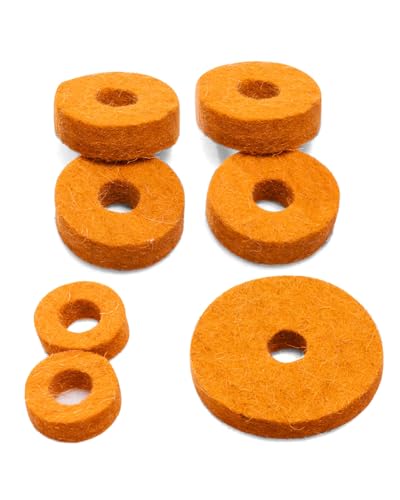 Dixon Orange Wool Cymbal Felt Pack (PAWSORPK1HP)