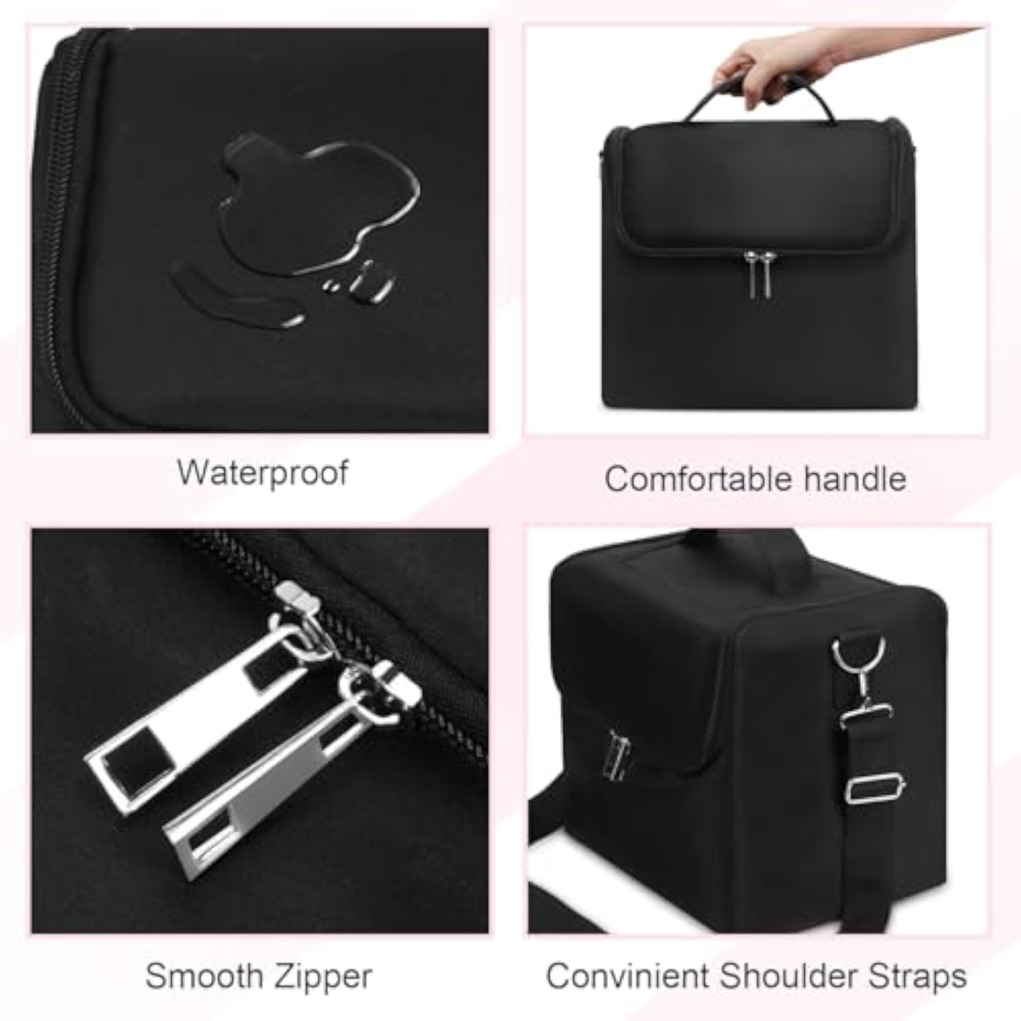 Makeup Travel Train Case, Large Organizer Bag