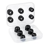 KBEAR KF02 Memory Foam Earbud Tips, Washable, Premium Noise Isolation, Replacement Ear Tips for In Ear Headphones, Antioxidant Nano-Coating, Size 4.9mm (6 Pair/12 Packs, S/M/L)
