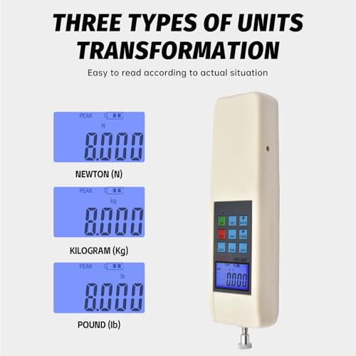 Jauge de force numérique 100 kg dynamomètre push pull testeur USB - 3