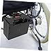 GANAZONO Electric Wheelchair Battery Box 24V 12AH Capacity Waterproof Case for 12V 12AH Batteries Durable Organizer for Mobility Scooter Accessories