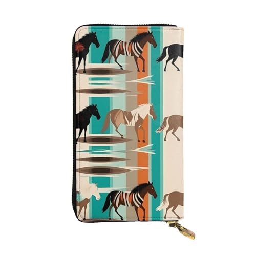 Portefeuille long en cuir idéal pour ranger votre téléphone et vos cartes