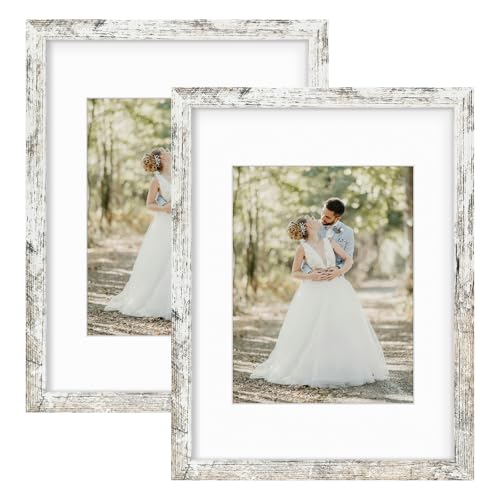12x16 Picture Frame with Mat for 8.5x11 Picture - Shatter