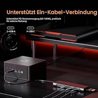 MINIS FORUM UM890 Pro Mini PC, AMD Ryzen 9 8945HS AI Processor (8C/16T, up to 5.2GHz), Radeon 780M, 32GB DDR5, 1TB PCIe 4.0 SSD, USB4, HDMI 2.1, DP 1.4, OCuLink, Dual 2.5G LAN, Wi-Fi 6E, BT 5.2 – Ansicht 9