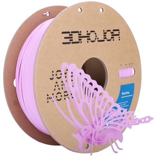Image of 3DHoJor PLA Pro (Plus) Filament 1.75mm, 3D Printer Filament, Cardboard Spool 3D Printing Filament, Dimensional Accuracy + /- 0.03 mm, Lilac, 1kg