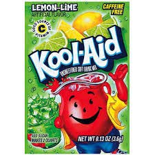 Lemon Lime Koolaid Drink Mix - 4 Pack
