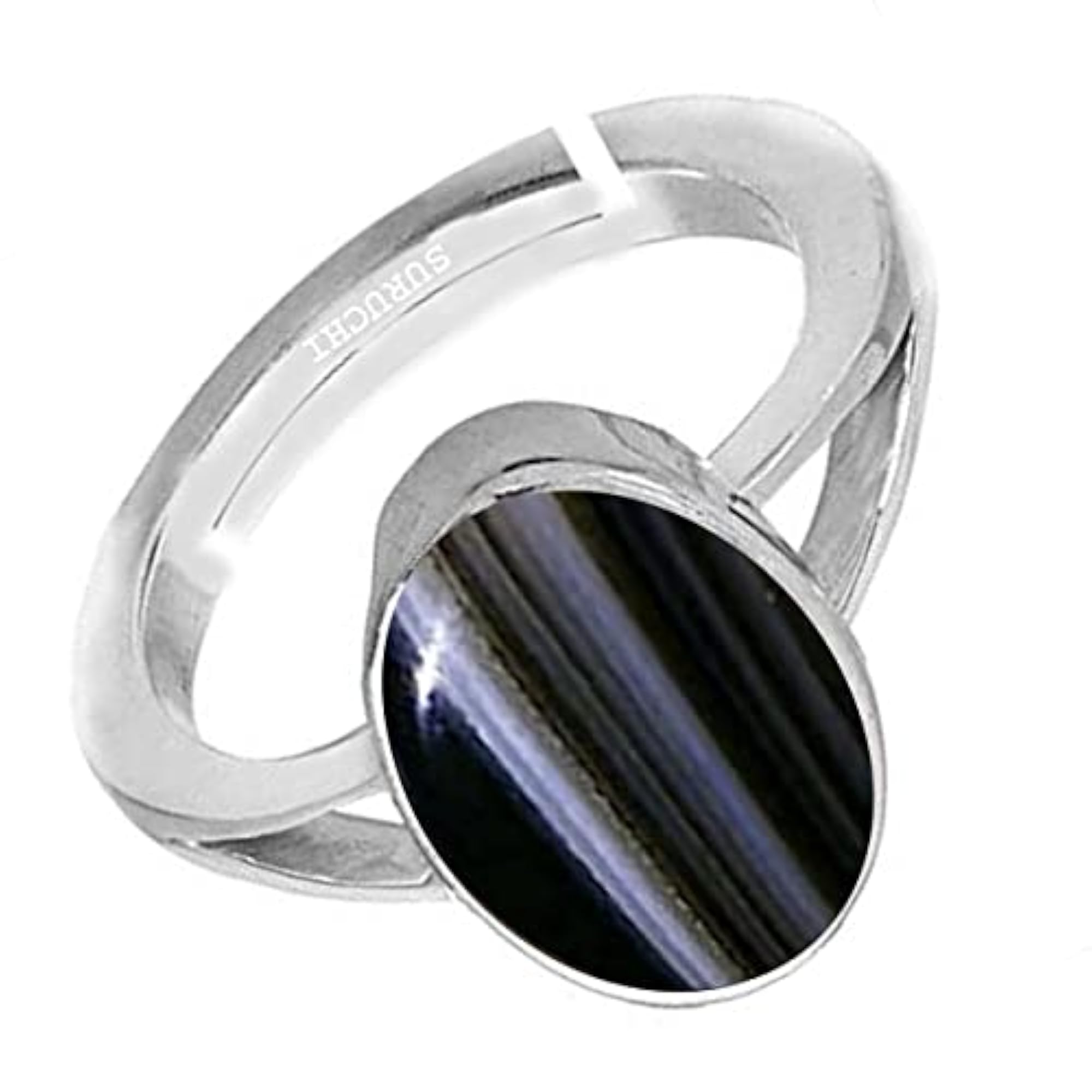 Women's Sulemani Hakik 925 Sterling Silver Adjustable Ring, Astrological Gemstone