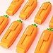 6pcs Carrot Push Pull Eraser Creative Cute Student Eraser-Carrot Push Eraser