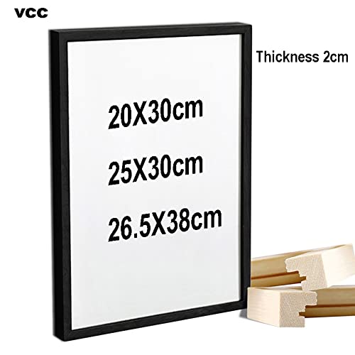 Amazon.co.jp: 額縁 木製の写真フレーム20x30 25x30 26.5x38cmブラック