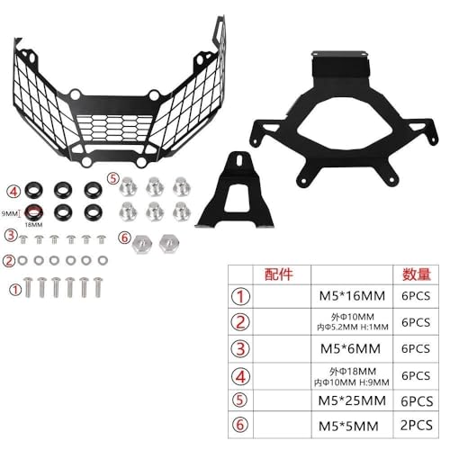Protecteur phare X-ADV 750 cache grille de protection moto 2017-2020 - 3