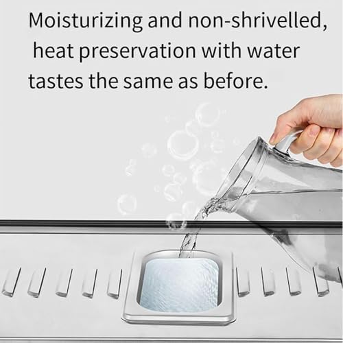 2-Tier Commercial Food Warmer Cabinet with Built-in Lighting, Hot Display for Keeping Chicken Wings & Burgers Warm - Ideal for Buffet Restaurants & Catering Events