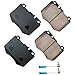 Akebono Brakes - Brake Pad Set - Superior initial effectiveness with no required break-in period, 1 Year limit warranty (EUR1796) , GREY