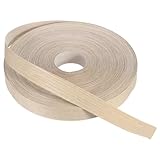 REMARQUE : Le placage de contreplaqué pré-collé a un adhésif thermofusible fort réparti uniformément à l'arrière, ce qui vous aide à fixer rapidement et fermement le ruban de placage en bois sur le bord du meuble