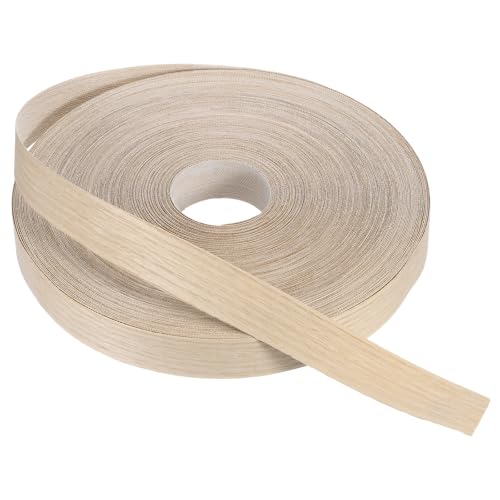 Bande de chant chêne blanc thermocollante pour finition invisible de meuble en bois 250ft