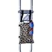 Crutcheze Leopard Crutch Bag - Medical Crutch Accessory Pouch - Secure Tote for Crutches Made in USA - Lightweight & Washable (3 Pockets)