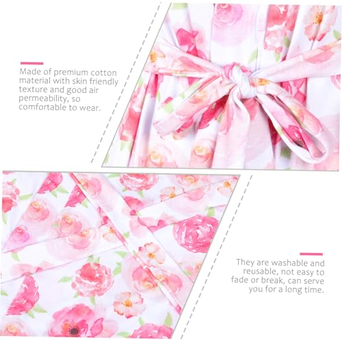Peignoir de maternité avec bandeau et couverture de naissance assortis