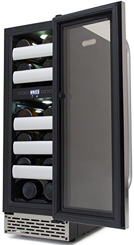 Whynter BWR-171DS 17 Bottle Stainless Steel Dual Zone Built Wine Refrigerators-Elite Series with Seamless Doors - Thumbnail 3