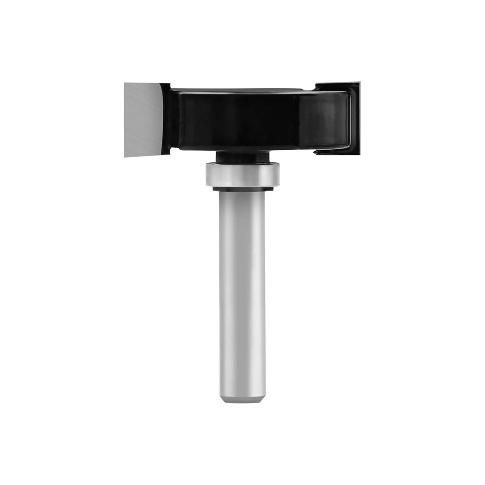 1pc 8mm Shank T-Slot Router Bit with Bearing Double Edge Grooving Cutter for Wood Slotting Edging
