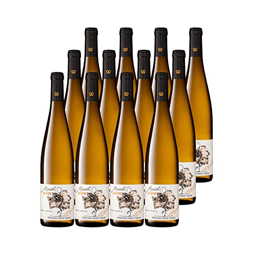 Alsace Terre Natale Pinot Gris Vieilles Vignes Blanc 2019 - Domaine Gueth - Vin AOC Blanc d' Alsace - Lot de 12x75cl - Cépage Pinot Gris Cover