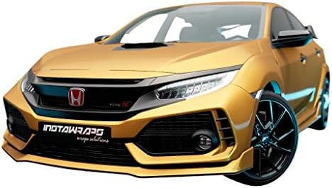 Avery Dennison SW900 Satin Energetic Yellow Metallic | 261-S | Vinyl CAR WRAP Film (5ft x 75ft (375 Sq/ft)) w/Free-Style-It Pro-Wrapping Glove