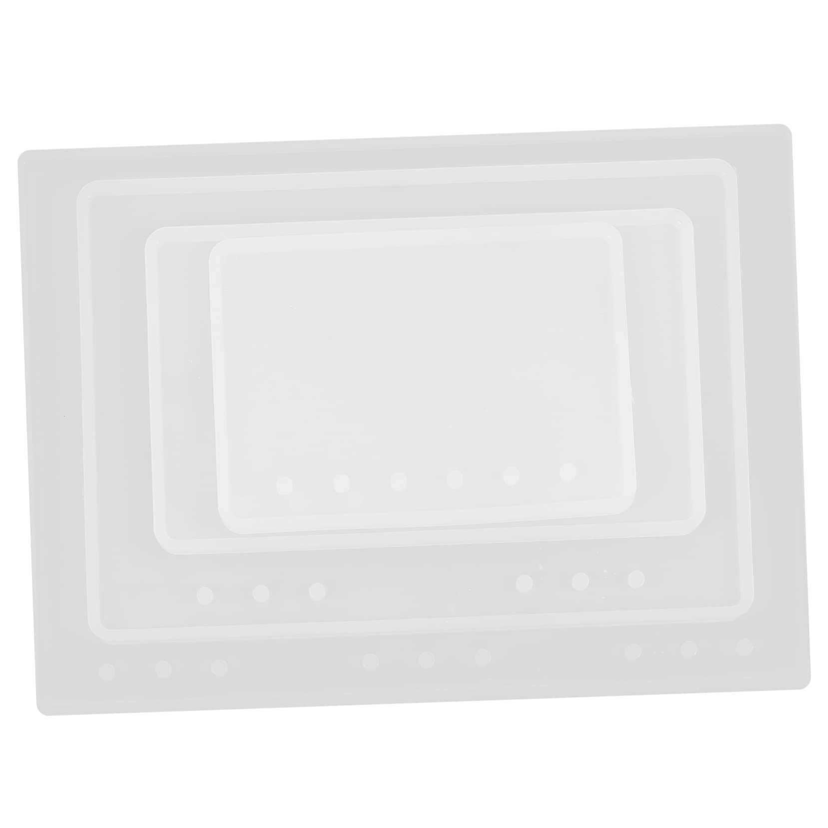 TEHAUX 4piezas Molde De Silicona Molde Para Manualidades Unidades Para Regalos Personalizados