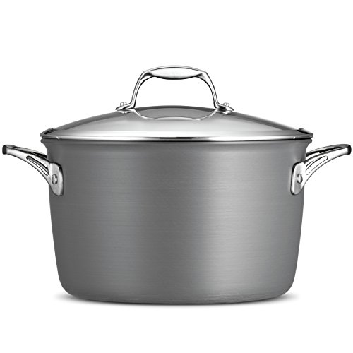 Tramontina 80123/013DS Gourmet Heavy-Gauge Aluminum Nonstick Covered Stock Pot, 8-Quart, Hard Anodized