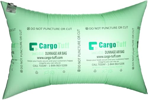 Image of IDL Packaging 48 inch x 72 inch Dunnage Airbags, Woven Polypropylene (Full Pallet - 400 bags) - Fill The Void in Trucks and Intermodal Shipments, Reusable - Load Securement Airbags for Container Stuffing