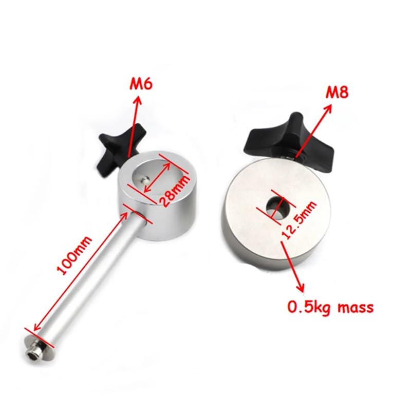 Peso excentrico de 0.5 kg para montura ecuatorial de telescopio HEQ5 CEM25 de 28mm 2