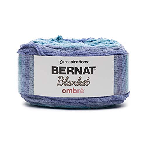 Image of Bernat Blanket yarn, Shaded Blue Ombre