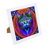 Rukjmqi Imágenes de animales para sala de estar,Marco conmemorativo del animal doméstico de la decoración de la habitación de