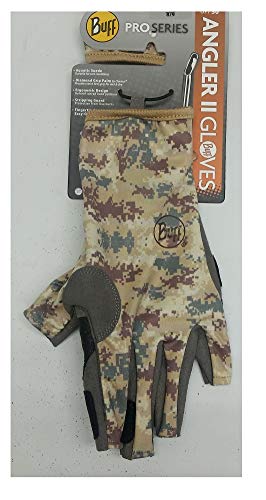 Buff Pro Series Angler Ii Gloves - Women's Pixels Desert, Xl/Xxl #TOP1