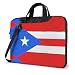 Produktbild Puerto Rico Flagge Laptoptasche Umhängetasche Computertasche Aktentasche geneigte Umhängetasche