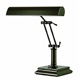 House of Troy P14-201-81 14-Inch Portable Desk/Piano Lamp, Mahogany Bronze