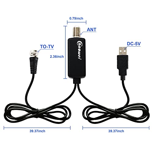 Chaowei ATSCAMP-FF5V1M High Gain Tv Antenna Amplifier Signal Booster thumb #3