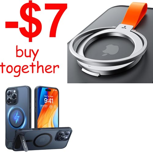TORRAS Magnetic Case & Magnetic Phone Grip Ring Holder Kickstand
