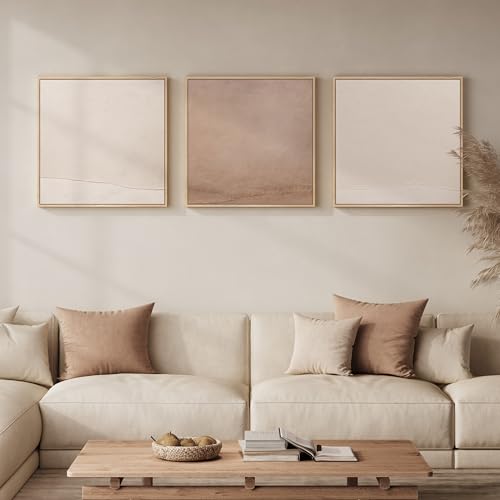 Large Framed Minimalist Abstract Wall Art for Living Room, 3