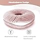 Topzora Piercing Kissen mit Loch – Donut Kissen für Seitenschläfer zur Schmerzlinderung bei Ohrschmerzen,Piercing Pillow Seitenschläfer Zur Schmerzlinderung Im Ohr,Donut Ohrenkissen-Rosa