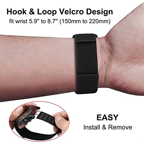 Bracelet tricot 26mm respirant compatible Garmin Fenix 7X et 6X - 3