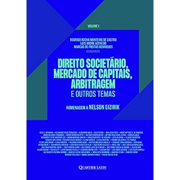 Capa do livro Direito Societário, Mercado de Capitais, Arbitragem e Outros Temas. Homenagem a Nelson Eizirik; Volume 1
