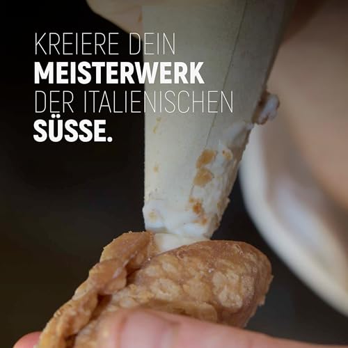 Cannoli, Gourmet Cookies, Biscotti DIY - Cannoli Experience, Geschenkkorb, Weihnachtsplätzchen, Biscotti Italienische Plätzchen, Europäische Plätzchen, Prime Geschenke zu Weihnachten, für Freund